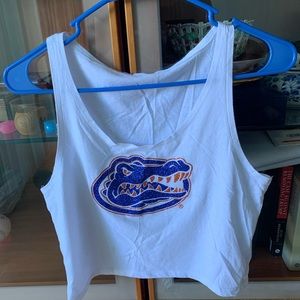 University of florida Gators tailgate sparkly crop